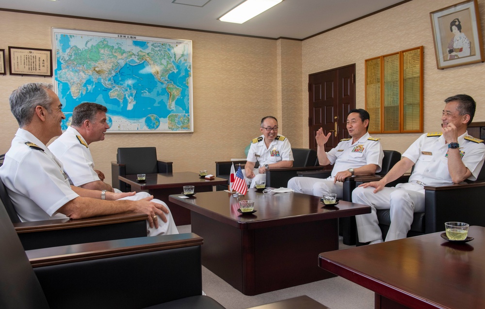 CSG 11, Nimitz visit JMSDF Sasebo District