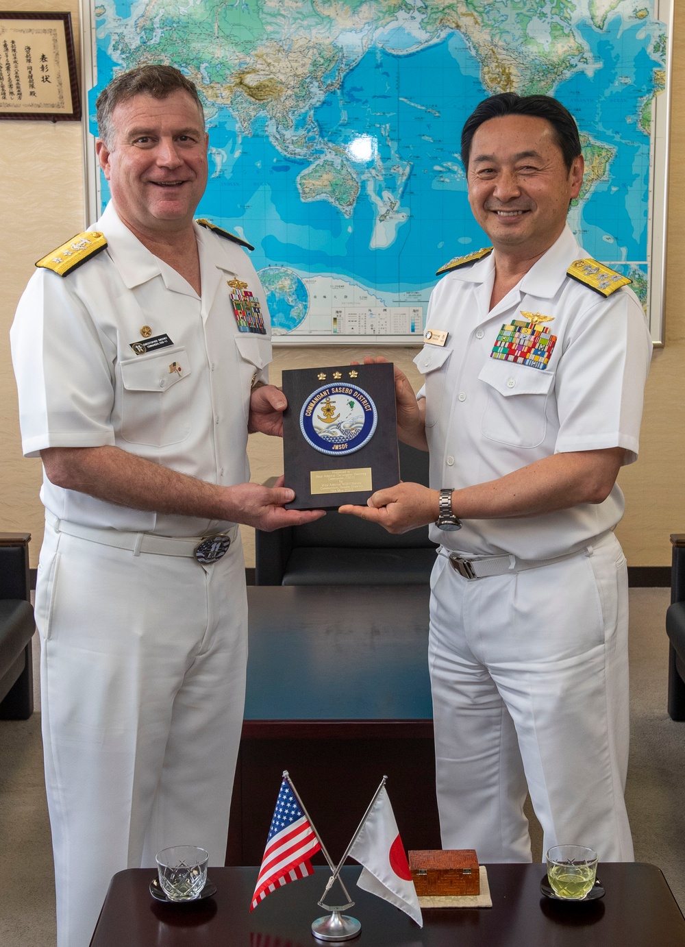 CSG 11, Nimitz visit JMSDF Sasebo District