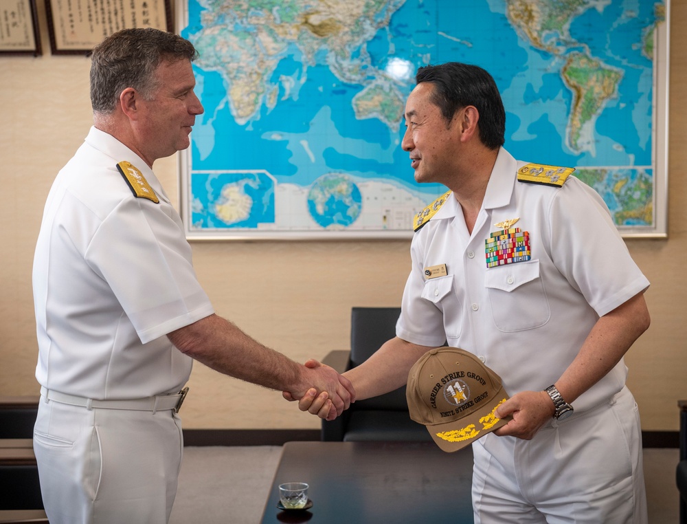 CSG 11, Nimitz visit JMSDF Sasebo District