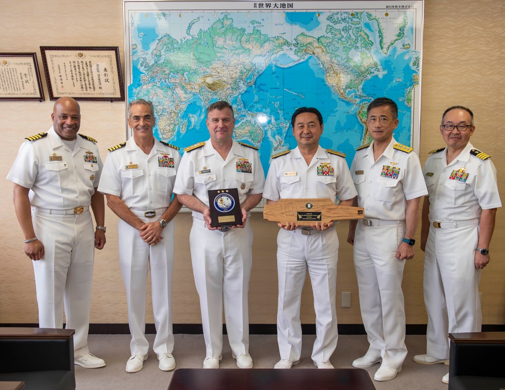 CSG 11, Nimitz visit JMSDF Sasebo District