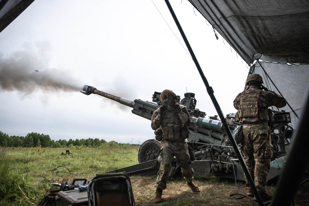 2nd Cavalry Regiment's Explosive Firepower Continues to Reign on Day 4 of Griffin Shock 23