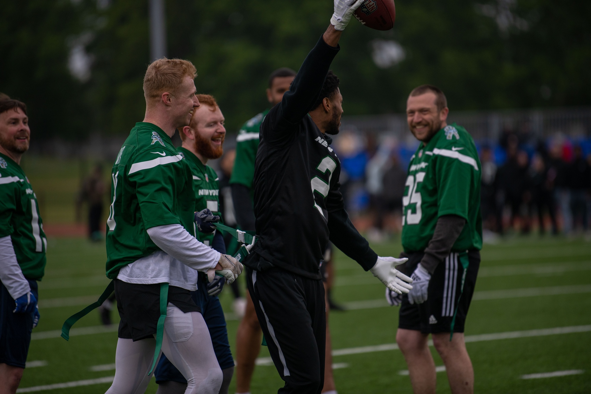 DVIDS - News - NY Jets, Liberty Wing host first U.K. vs U.S. flag football  game