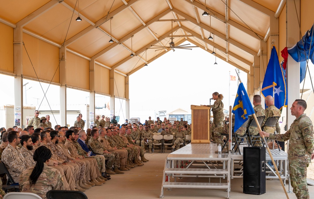 Passing the guidon: the 378th AEW holds CoC ceremony