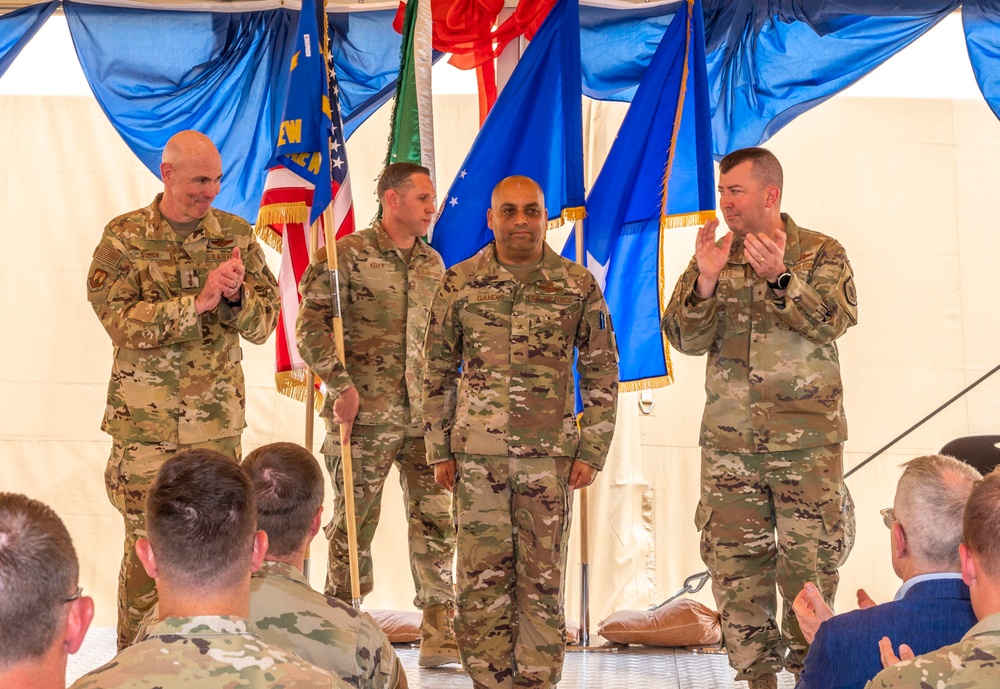 Passing the guidon: the 378th AEW holds CoC ceremony