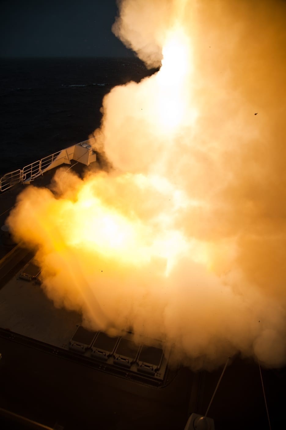 HNLMS Tromp conducts live-fire engagement during exercise Formidable Shield 2023