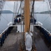 USCGC Eagle crew members render honors to Oscarsborg Fortress in Norway