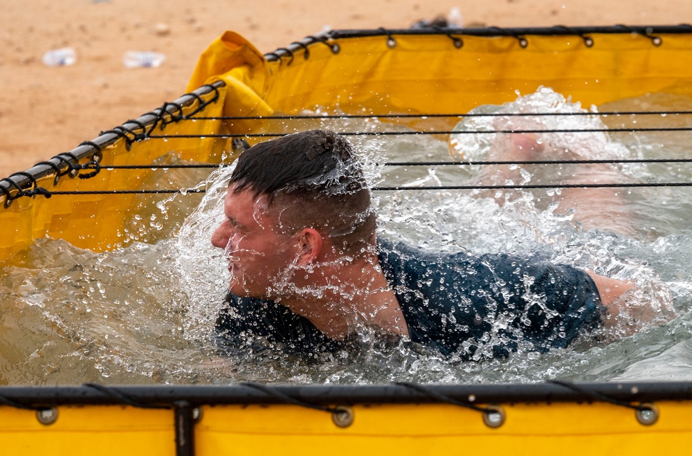 Team PSAB participates in a Tough Phoenix obstacle course for Police Week 2023