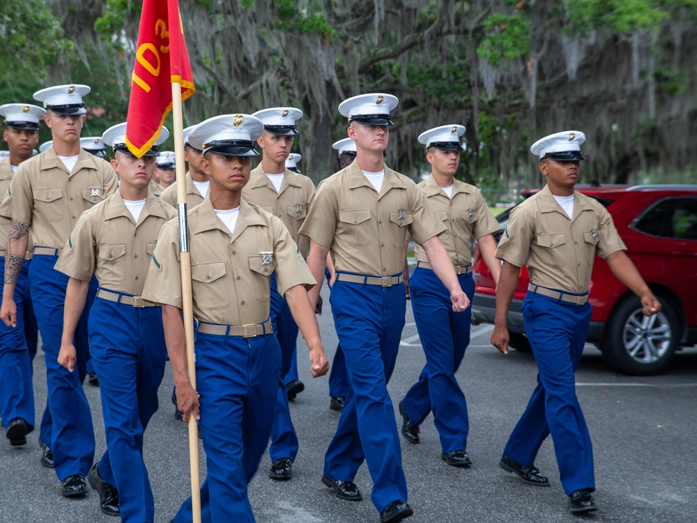 Pensacola native graduates as the honor graduate for Platoon 1033, Alpha Company, Marine Corps Recruit Depot Parris Island