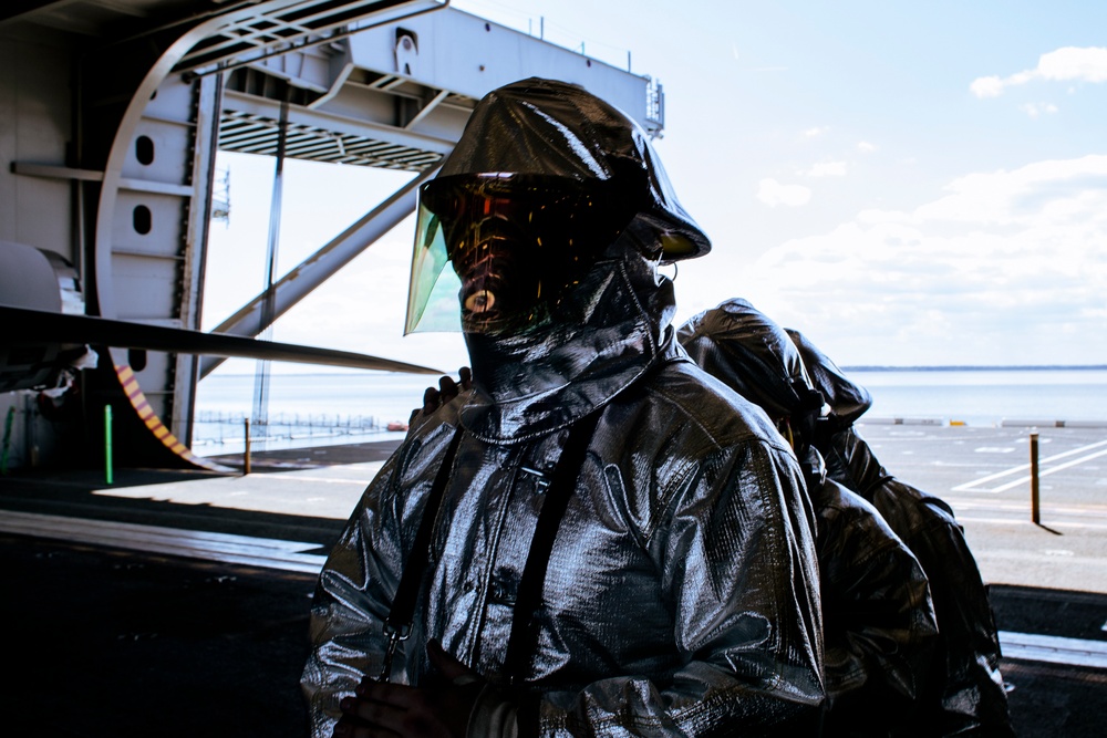 General Quarters Aboard the USS George Washington