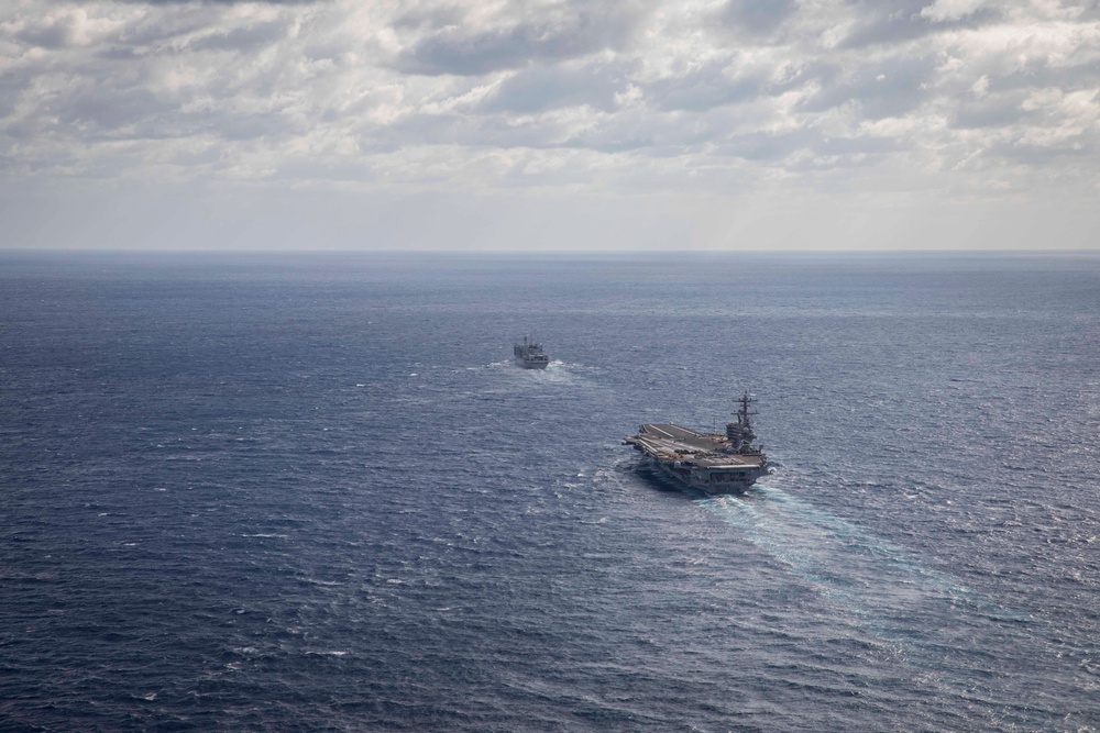 USS George H.W. Bush (CVN 77) Transits Atlantic Ocean