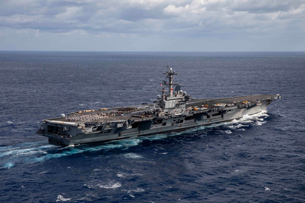 USS George H.W. Bush (CVN 77) Transits Atlantic Ocean