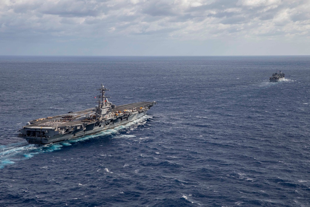 USS George H.W. Bush (CVN 77) Transits Atlantic Ocean