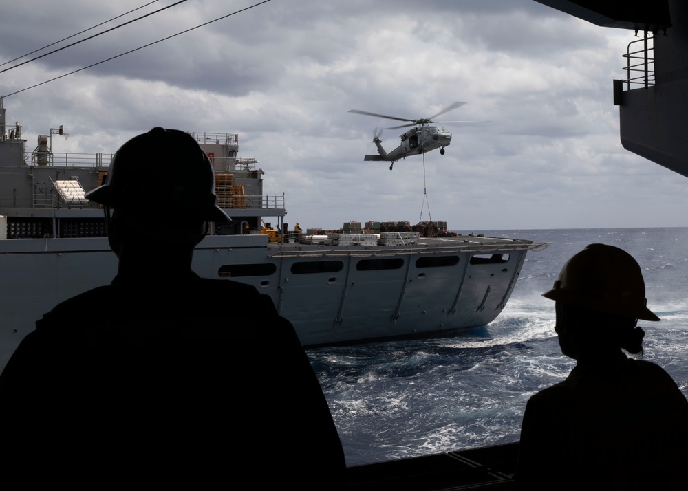 USS George H.W. Bush (CVN 77) Ordnance Transfer