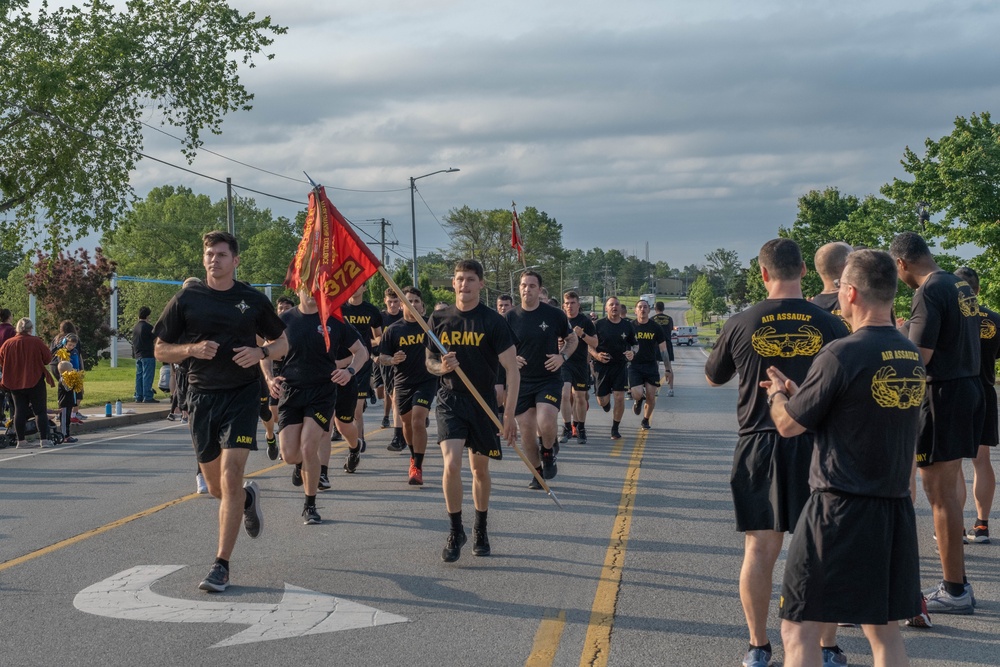 101st Division Sustainment Brigade Division Run
