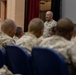 New, incoming Marines receive ‘Welcome Aboard’ brief.