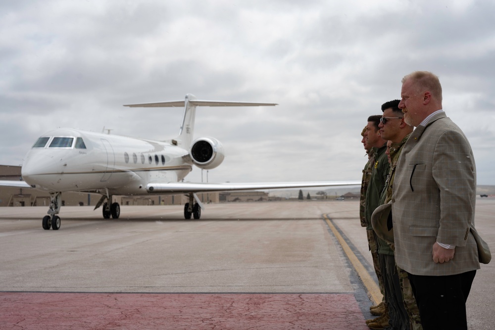 Omaha Trophy presented to 37th Bomb Squadron