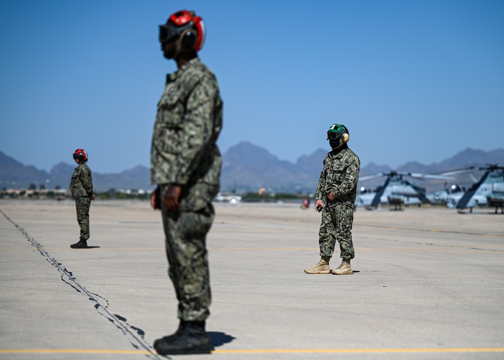 RED FLAG-Rescue 23-1: Navy MH-60S Seahawk takeoff