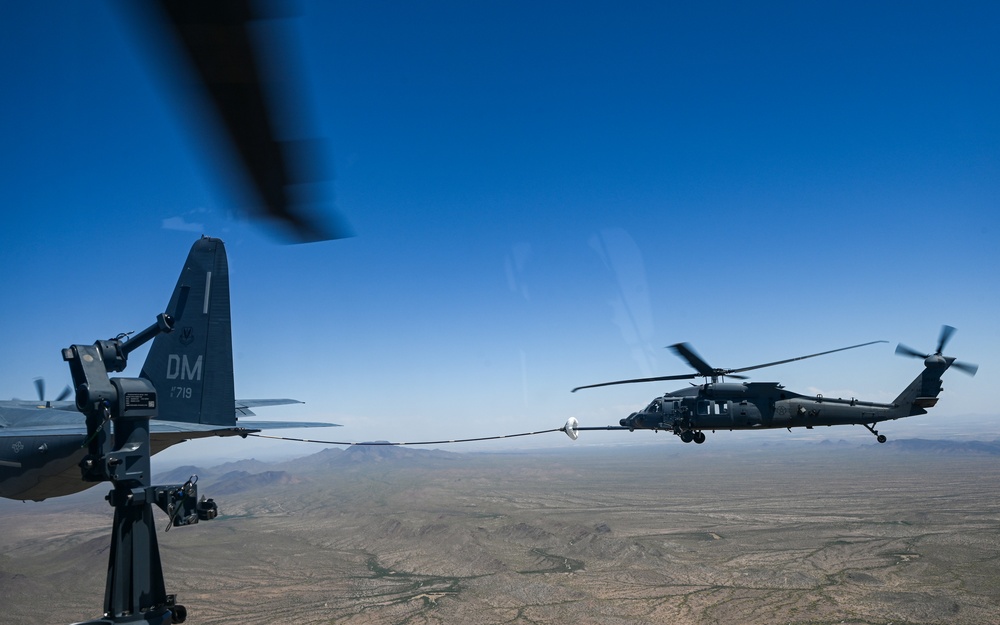 RED FLAG-Rescue 23-1: HH-60W Jolly Green II refueling