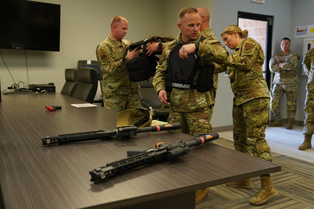 Air Combat Command Chief visits Creech AFB