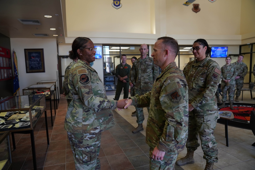 Air Combat Command Chief visits Creech AFB