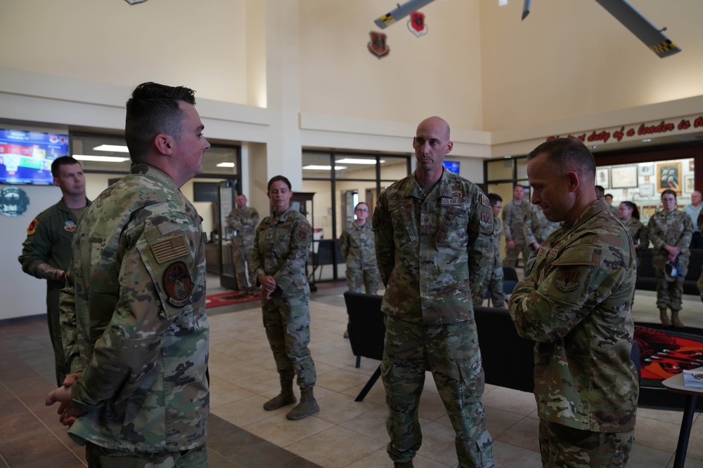 Air Combat Command Chief visits Creech AFB