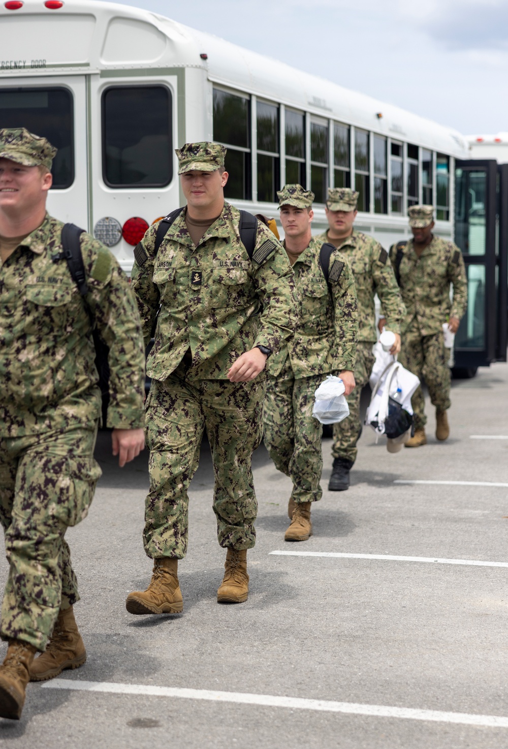 Midshipmen Arrive at Camp Lejeune for PROTRAMID
