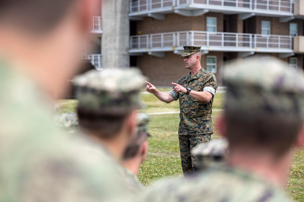 Midshipmen Arrive at Camp Lejeune for PROTRAMID