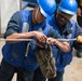 USS Normandy Conducts a Replenishment-at-Sea