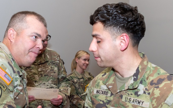 EOL course graduates receive EO brassards