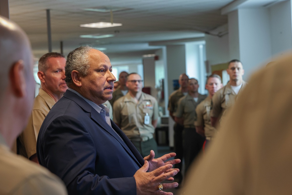 SECNAV Carlos Del Toro visits Quantico