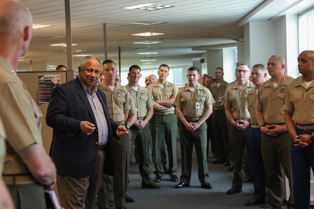 SECNAV Carlos Del Toro visits Quantico