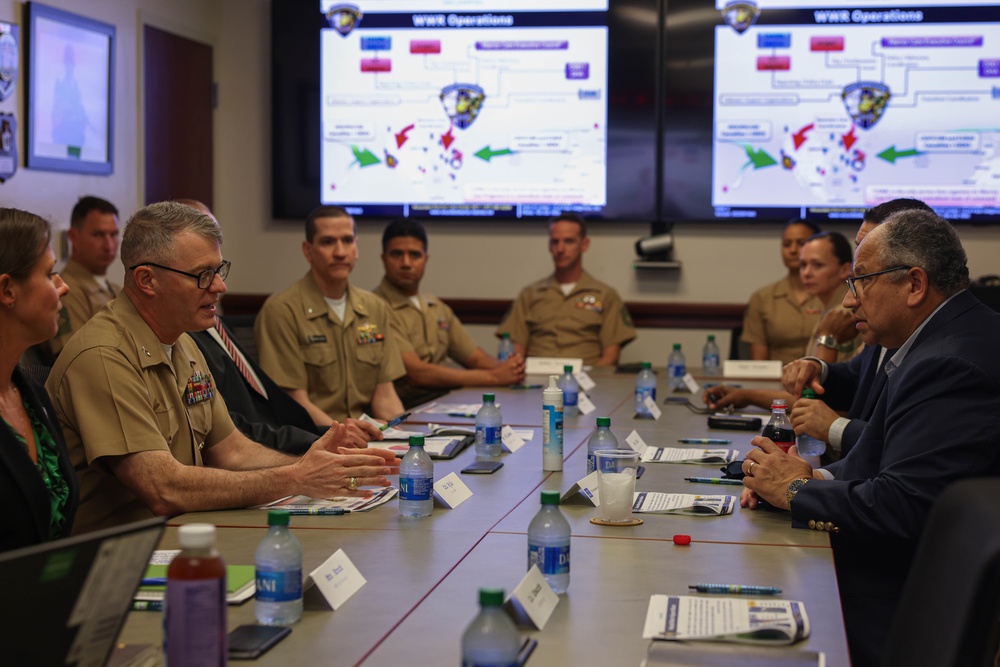 SECNAV Carlos Del Toro visits Quantico