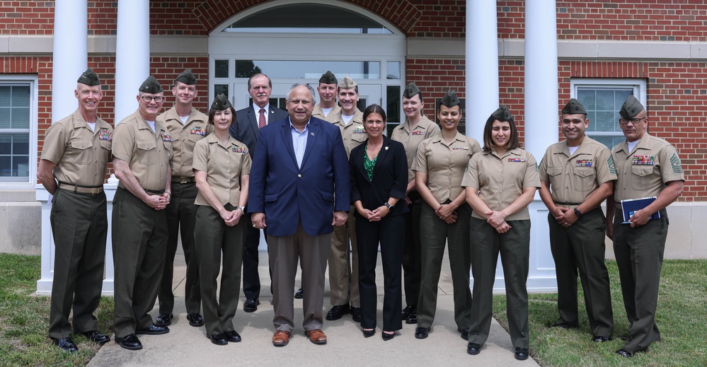 SECNAV Carlos Del Toro visits Quantico