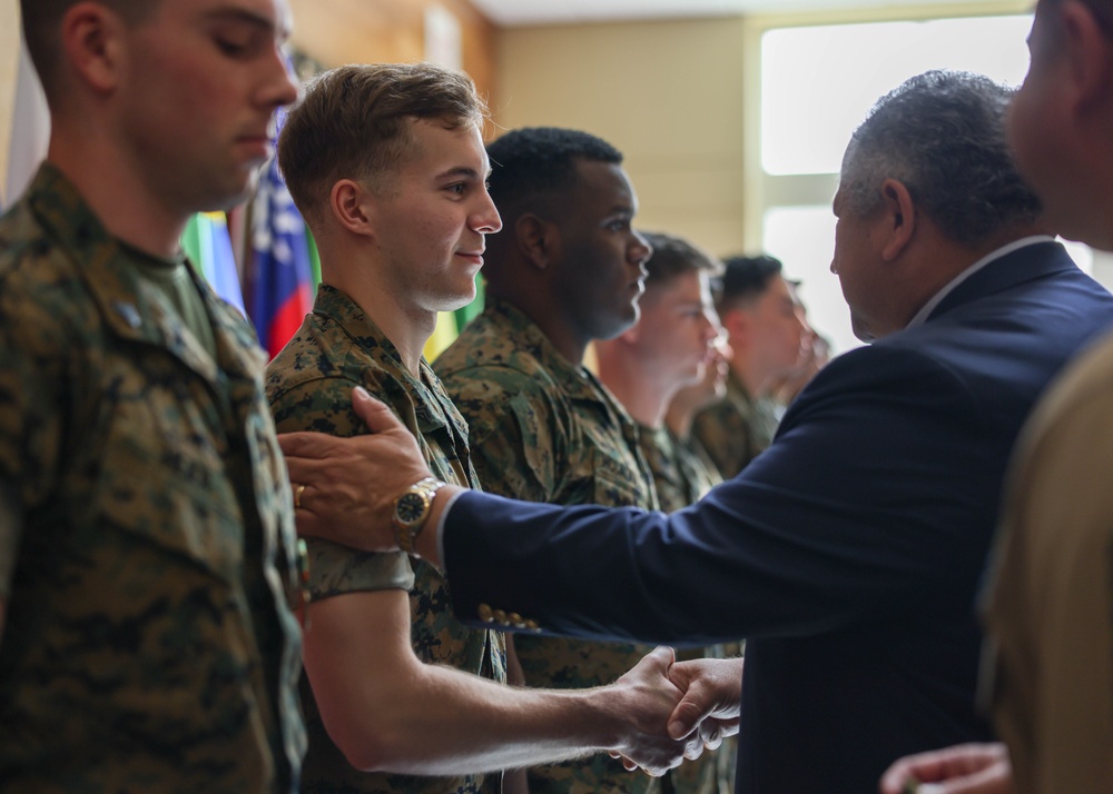 SECNAV Carlos Del Toro visits Quantico