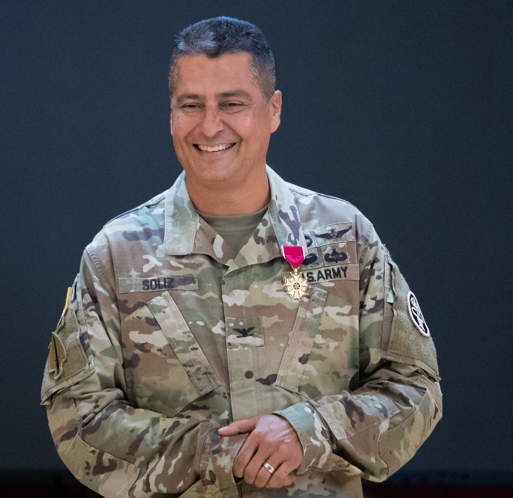 Col. Bill Soliz receives Legion of Merit