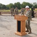 Capt. Benjamin Leppard speaks at groundbreaking ceremony for Military Working Dog Kennel at Joint Base Andrews