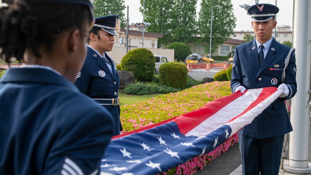 Yokota defenders end Police Week with retreat ceremony