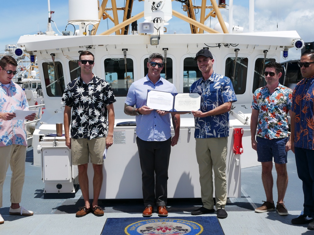 U.S. Coast Guard Cutter Joseph Gerczak Chief Petty Officer Retires