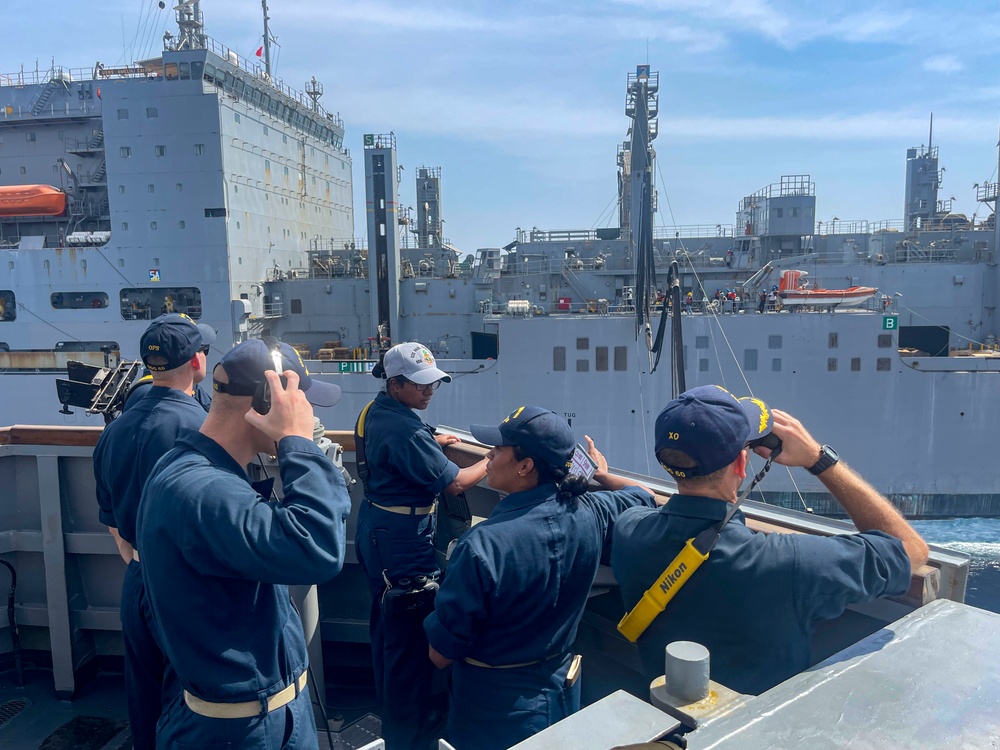 USS Paul Hamilton Replenishment-at-Sea