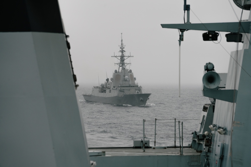 Allied ships participate in Formidable Shield 2023