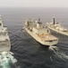Allied ships conduct replenishment-at-sea during Formidable Shield 2023