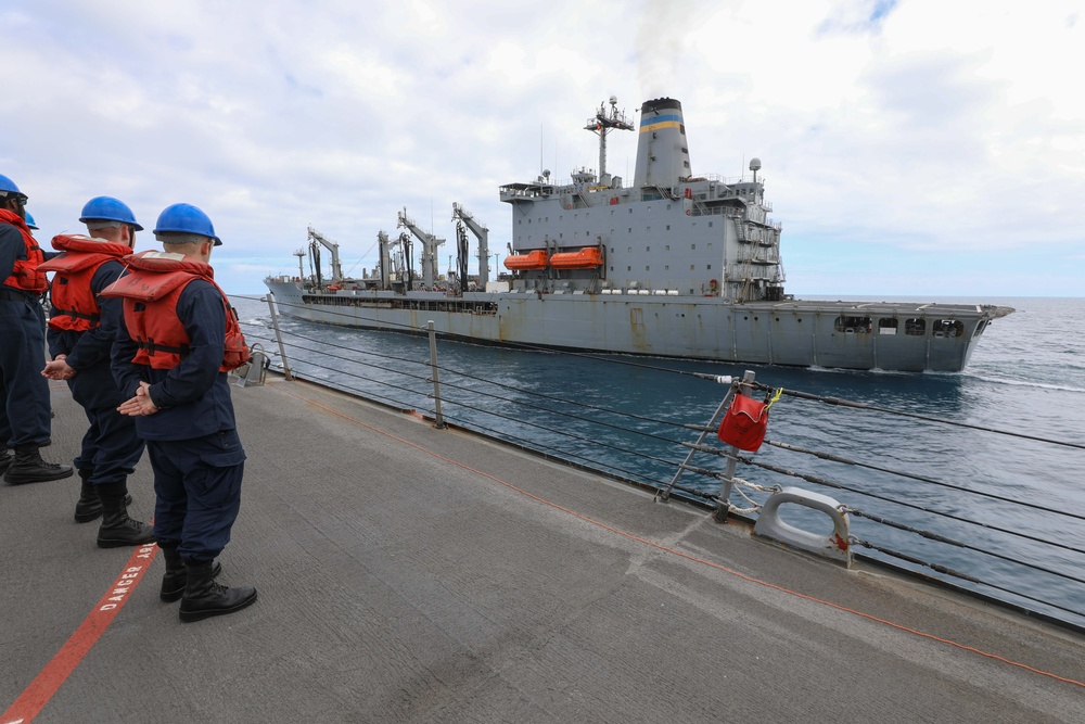 USS Ramage Sailors Conduct Daily Operations