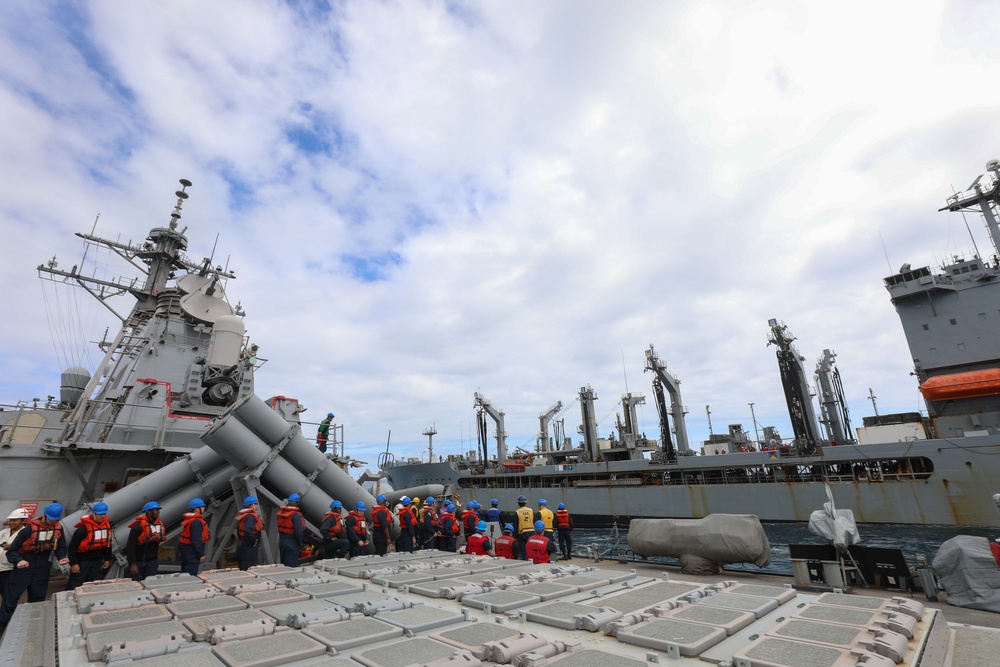 USS Ramage Sailors Conduct Daily Operations