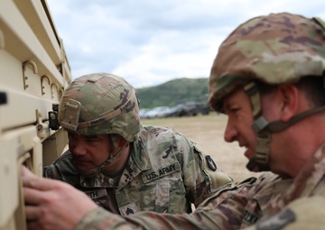 2-135 Infantry Battalion draws equipment in Krivolak North Macedonia