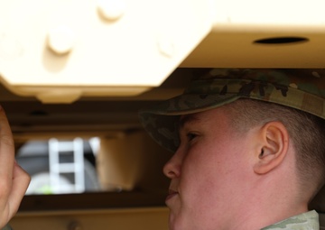 2-135 Infantry Battalion draws equipment in Krivolak North Macedonia