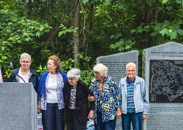 Former Landowners and Residents Monument Dedication Ceremony