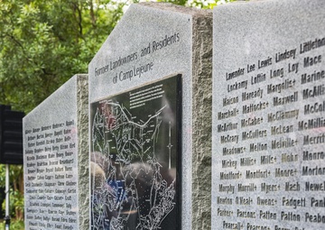 Former Landowners and Residents Monument Dedication Ceremony