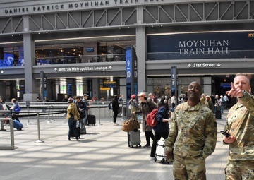 US Army Garrison Fort Hamilton Commander observes National Guard’s Joint Task Force Critical Mission in NYC