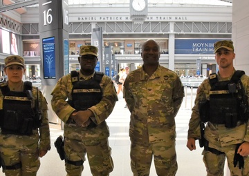 US Army Garrison Fort Hamilton Commander observes National Guard’s Joint Task Force Critical Mission in NYC
