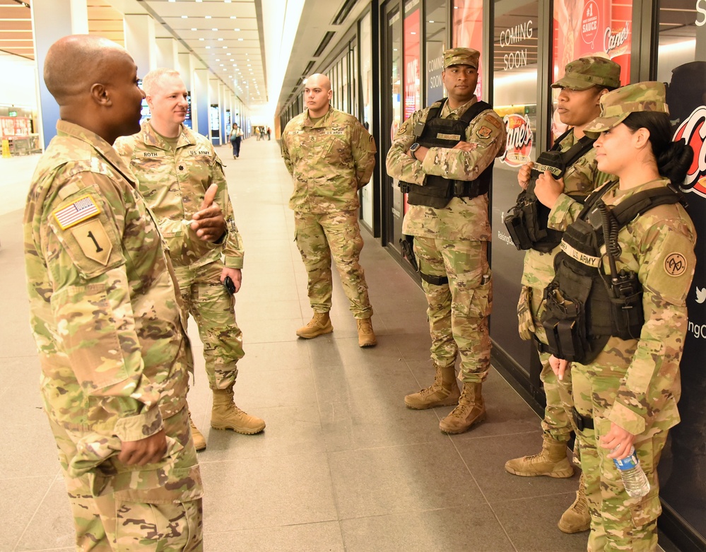 US Army Garrison Fort Hamilton Commander observes National Guard’s Joint Task Force Critical Mission in NYC